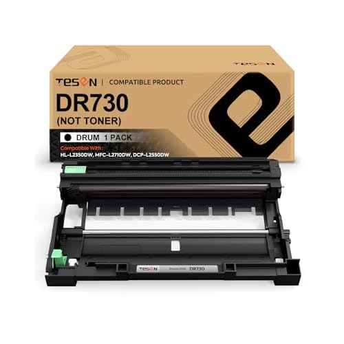TESEN DR730 DR760 Compatible Drum Unit Replacement for Brother DR730 DR760 for HL-L2325DW HL-L2350DW HL-L2370DW HL-L2390DW HL-L2395DW MFC-L2690DW MFC-L2717DW MFC-L2750DW Printer ( Not Include Toner)