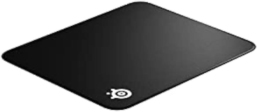 SteelSeries QcK Gaming Mouse Pad | Large Size - Extra Durable Stitched Edge - Optimized for Gaming Sensors - Black