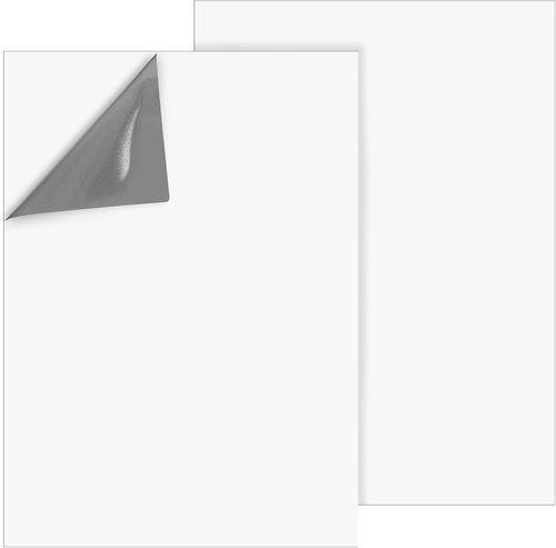 Qianyu Dry Erase Board Stickers - 2 Pcs Self-Stick Whiteboard Sheets | 8.3'' x 11.7'' Stain-Proof for Wall & Desk