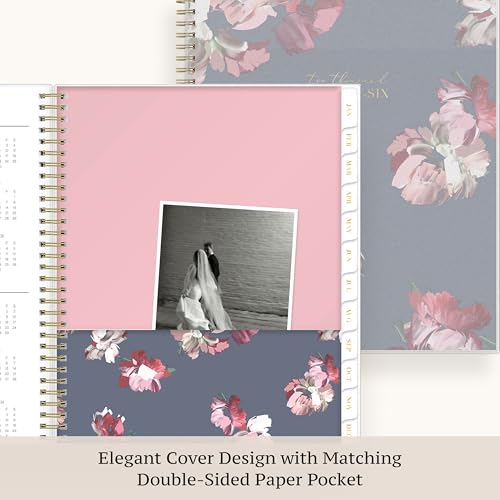 Blue Sky Life Note It 2026 Weekly and Monthly Planner Notes, January 2026 - December 2026, 8.5" x 11", Flexible Cover, Durable Twin Wire Binding, Storage Pocket, 50 Perforated Notes Sheets, Leah