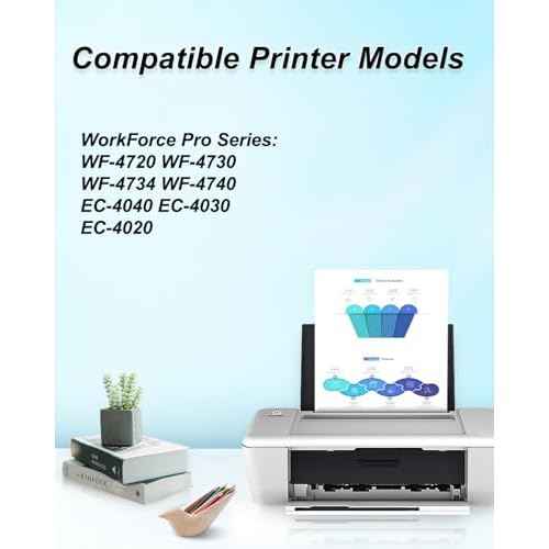 Remanufactured Compatible for 802XL Ink Cartridges Combo Pack Replacement for 802XL Ink Cartridges for Workforce Pro WF-4720 WF-4730 WF-4734 WF-4740 EC-4040 EC-4030 EC-4020