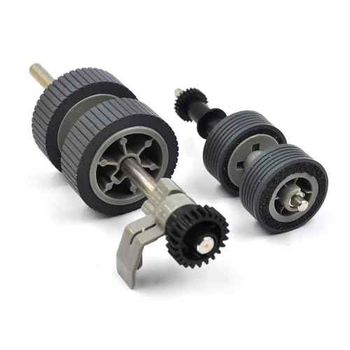 Scanner Exchange Roller Kit Compatible with Fujitsu Scanner Fi-6130 Fi-6130Z Fi-6230 Fi-6140 Fi-6240 Fi-6125 Fi-6225, PA03540-0001 PA03540-0002 Pick Roller