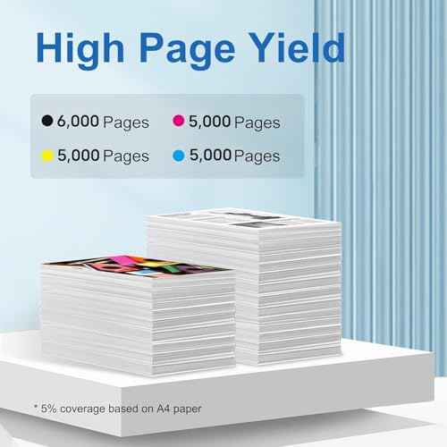 LEDES LC406XL LC406 High Yield Ink Cartridges for Brother Printer LC 406XL 406 XL for MFC-J4335DW MFC-J5855DW MFC-J6555DW MFC-J4535DW MFC-J6955DW MFC-J4345DW MFC-J5955DW(4 Pack BK/C/M/Y)