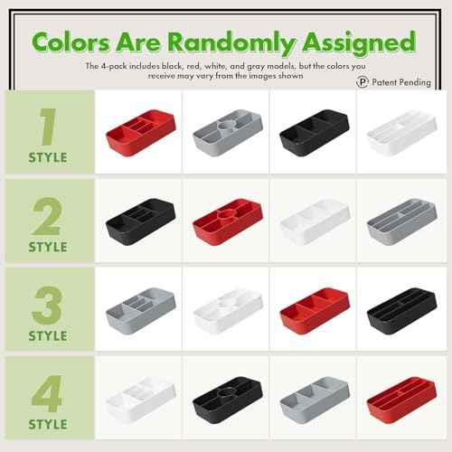 Organizer Inserts Compatible with Altoids 1.76oz Mint Tins for Personal Storage (Random Color)
