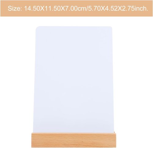 IMIKEYA Portable Desktop Dry Erase Whiteboard - Versatile Stand for Home, Office & School Use
