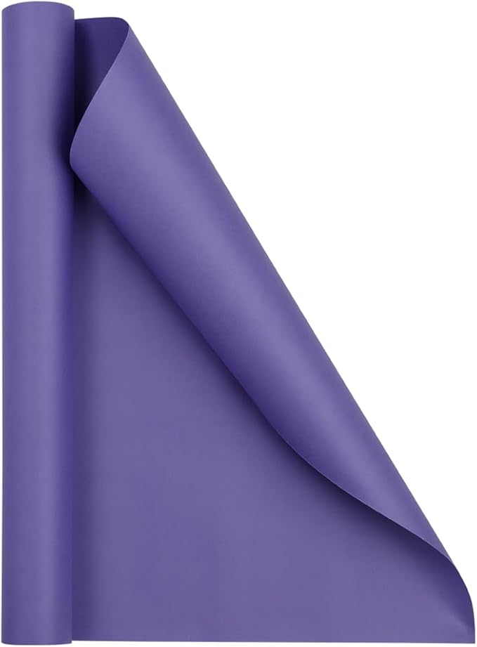 JAM Paper Gift Wrap - Matte Wrapping Paper - 26.3 Sq Ft (17 in x 18 Ft) - Matte Purple - Roll Sold Individually