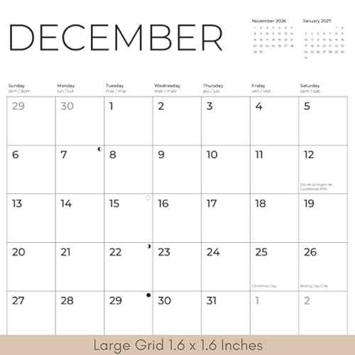 2026 Flowers Wall Calendar 12 Month | 12" x 24" Open | Giftable | Nature Calendar 2026 | Thick & Sturdy Paper for Calendar Organizing & Planning | Pacific Waters Press (Flowers)