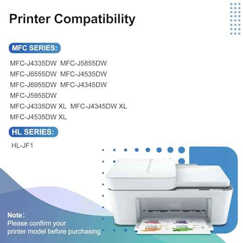 LC406 LC406XL Ink Cartridges Compatible for Brother lc406 LC 406 XL Ink cartridges Work for Brother MFC-J4335DW MFC-J5855DW MFC-J6555DW MFC-J4535DW MFC-J6955DW MFC-J4345DW Printer 4 Pack