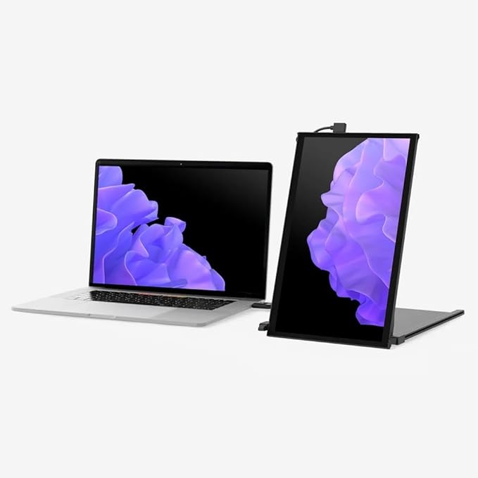 2026 Mobile Pixels Duex Plus DS 13.3" Portable Monitor, USB Type-C/HDMI Plug and Play Laptop Screen Extender, FHD 1080P Laptop Monitor, Compatible with Windows/Mac