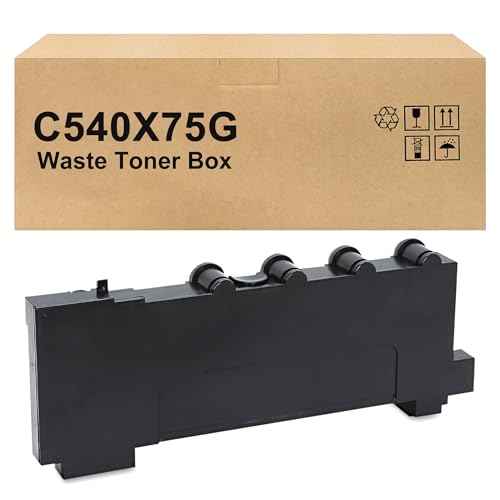 LCL Compatible C540X75G Waste Toner Bottle Replacement for Lexmark CS510de CS510dte CS517de CX310dn CX310n CX317dn CX410de CX410dte CX410e CX417de CX510de CX510dhe Printer (1-Pack )