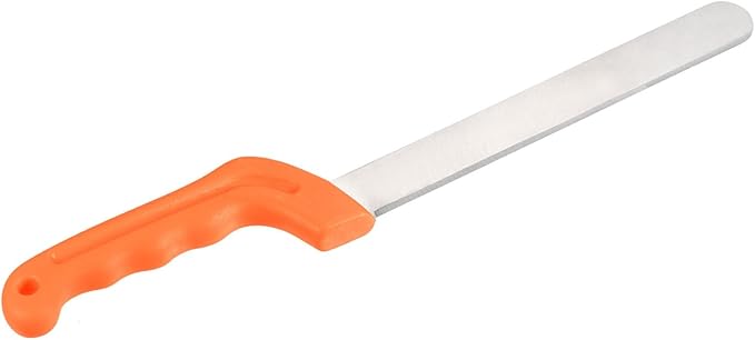 YOKIVE 1 Pcs Floral Foam Cutters, Iron Flowers Mud Bricks Handle Steel Cutters for Cut Flowers Blocks Cakes Fruit Florist (Orange, 14.2 Inch)