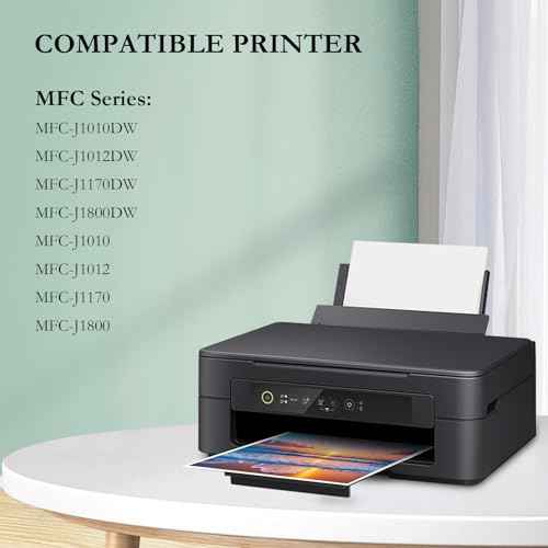 LC401XL LC401 Ink Cartridges Replacement for Brother MFC-J1010DW Printer Compatible for Brother LC401XL LC401 401 XL Ink Cartridge Work with Brother MFC-J1010DW MFC-J1170DW MFC-J1012DW Printer