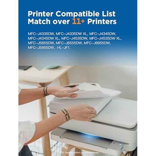 ¡¼4-Pack Larger Capacity¡½ LC406 Compatible Ink Cartridge Replacement for Brother LC406XL LC406 XL Ink Cartridges, Work for Brother MFC-J4335DW MFC-J5855DW MFC-J6555DW MFC-J4535DW Printer (BCMY-4 Pack)