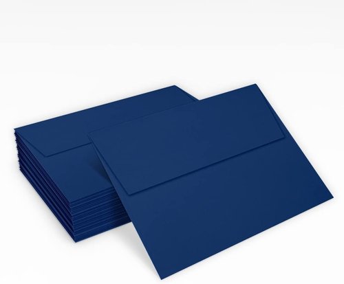 LUXPaper A7 Invitation Envelopes - Peel & Press | Navy Blue | 5 1/4" x 7 1/4" | 80lb Text | 250 Count