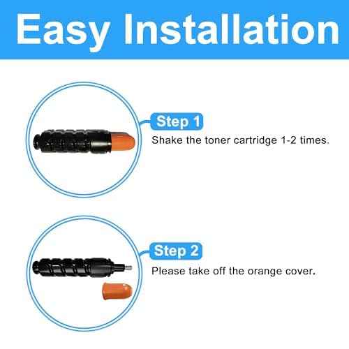 LCL Compatible Toner Cartridge Replacement for Canon GPR48 GPR-48 2788B003 2788B003AA High Yield imagerunner Advance 400If 500If (Black 1-Pack )