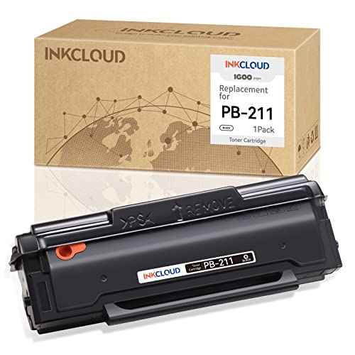 INKCLOUD PB-211 PB-211 EV Black Toner Cartridge Compatible with Pantum P2200, P2500W, P2502W, M6500NW, M6550NW, M6552NW, M6600NW, M6602NW Series Printers, Yeilds up to 1600 Pages,1Pack¡¦