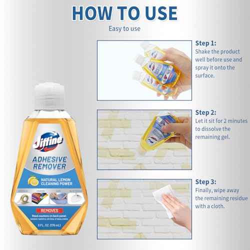 Original Adhesive Remover - 6 Ounce - Surface Safe for Removing Stickers, Labels, Decals, Residue, Tape, Gum, Grease, Tar, Crayon, Glue