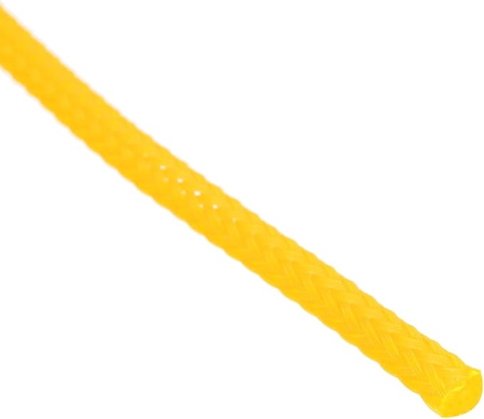 uxcell PET Expandable Sleeving 25ft 1/8" Yellow Cable Management Sleeve Cord Organizer for Wrap Protect Cable
