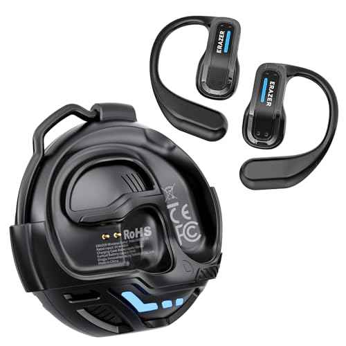 ERAZER X8 AI Language Translation Earbuds, Real-Time Translator Earbuds for 135 Languages, 3-in-1 Two-Way Translation Device with APP for iOS&Android, Translation Headphones for Travel Business