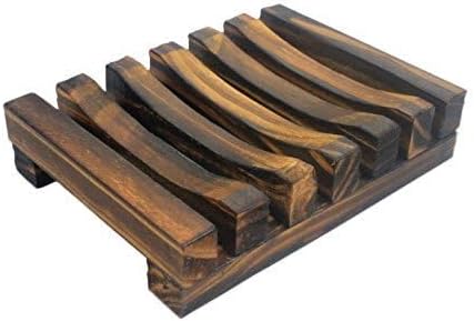1 PCS Hawaii Style Bathroom Accessories Handmade Natural Wood Soap Dish Wooden Soap Holder