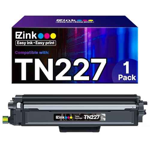 E-Z Ink Compatible Toner Cartridge Replacement for Brother TN227 TN-227 TN227bk TN223bk TN223 use with MFC-L3770CDW MFC-L3750CDW HL-L3230CDW HL-L3290CDW HL-L3210CW MFC-L3710CW (1 Black)