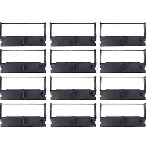 ERC 32 Ribbon x 12 Pack Ink, Cartridge, Compatible with Sam4s ER-5115II,TEC MA-1350, MA-1530, MA-1535, ERC-32, ERC32, Epson M820, TM-935, TM-U150, TM-U420, TM-U675, TM-H6000, TM-H6000II (12 Pack)