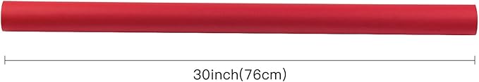 RUSPEPA Kraft Paper Roll - 30 inches x 32.8 feet - Recyclable Paper Perfect for Wrapping, Craft, Packing, Floor Covering, Dunnage, Parcel, Table Runner (Red)