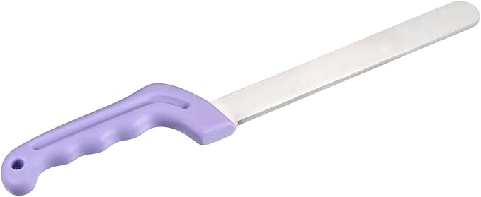 YOKIVE 1 Pcs Floral Foam Cutters, Iron Flowers Mud Bricks Handle Steel Cutters for Cut Flowers Blocks Cakes Fruit Florist (Light Purple, 14.2 Inch)