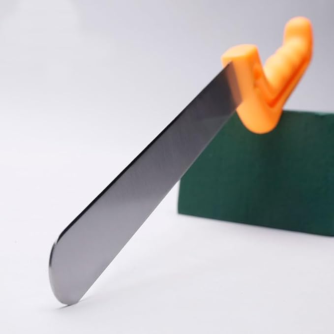 Tinsow Florist Professional Cutting Knife for Flower Foam Block Knives for Floral Foam Block Bricks(Orange)
