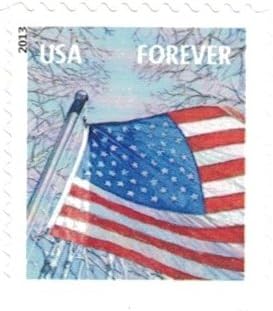 USPS Forever Stamps - Seasonal Flags Design - 100 Stamps (5 Books of 20)