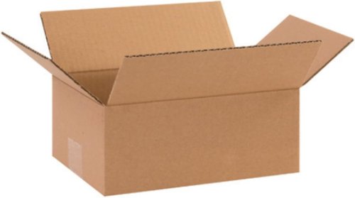 Secure Seal | 200-Pack Corrugated Cardboard Shipping Boxes - 9x6x3 Inches for Mailing & Moving