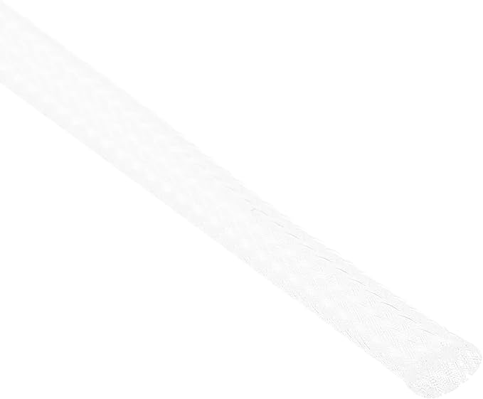 uxcell PET Expandable Sleeving 25ft 1/4" Clear Cable Management Sleeve Cord Organizer for Wrap Protect Cable