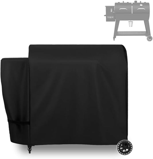 ZJYWSCH Grill Cover for Pit Boss Charcoal Pellet Combo Grill PB1230PC, PitBoss 1230PC Pellet Charcoal Combo Grill Cover Heavy Duty Waterproof for Louisiana 1200 Black Label LG1200BL
