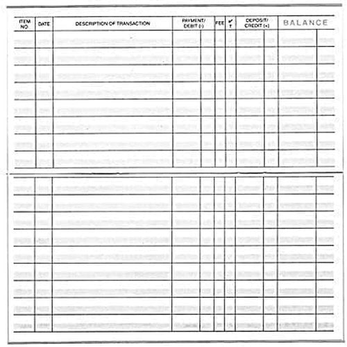 Checkbook Registers - USA-Made Transaction Ledger | 24-26 Calendars, 18 Count