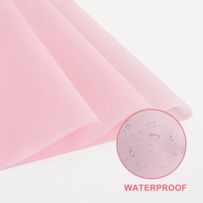 BEISHIDA 100 PCS Pink Floral Wrapping Paper-Matte Waterproof Flower Wrapping Paper Bouquet for Florist Supplies, DIY Crafts, Gift Packaging, Wedding, Birthday Gift