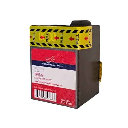 Compatible Ink Cartridge Replacement for Postage Meters 765-9, Red, 1 Pack