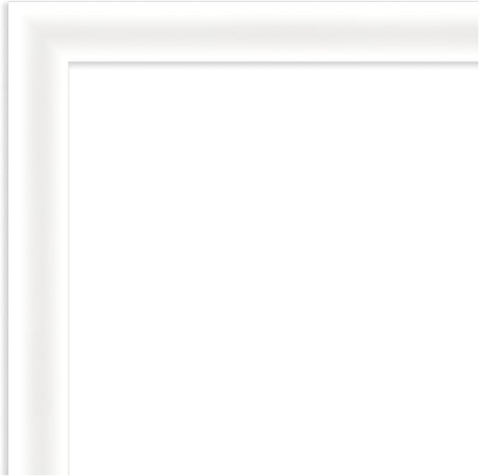 Amanti Art White Framed Magnetic Board 23x31 Medium Vision Board for use with Magnets, 100% Metal Sheet to Display Items as Office Decor or for Home Organization in mudroom, Kitchen or Kids Room