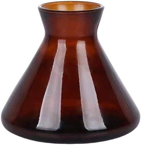 200ml Amber Glass Reed Diffuser Bottles,Empty Refillable Diffuser Bottle for Essential Oils,Aromatherapy Container for DIY Replacement Diffuser,Reed Sticks,Crafts Decor