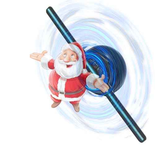 3DHologram Fan,Picture Fan Spinner with Bluetooth +Remote ,HologramProjector HD LED with 700 Video Library ,Holographic Fan for Halloween,Home Decorations,Anime character projection