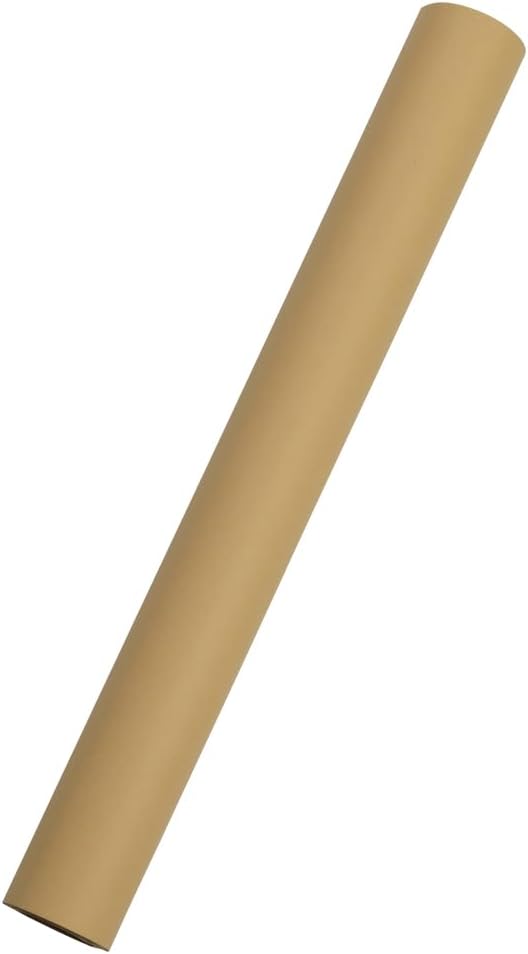 JAM Paper Gift Wrap - Matte Wrapping Paper - 26.3 Sq Ft (17 in x 18 Ft) - Matte Natural Tan/Light Kraft - Roll Sold Individually