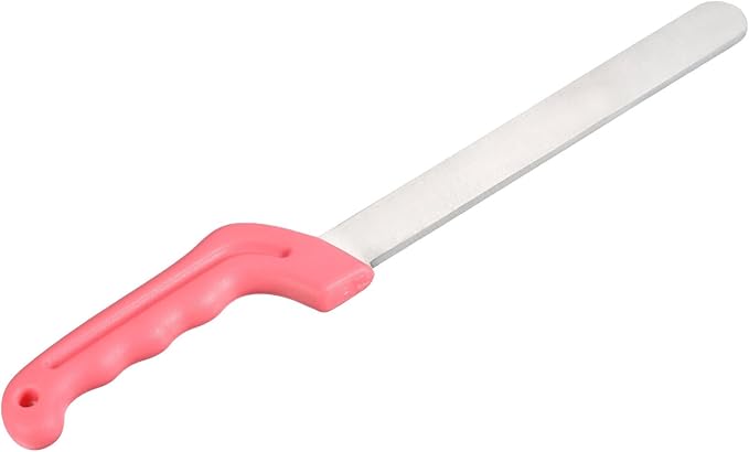 YOKIVE 1 Pcs Floral Foam Cutters, Iron Flowers Mud Bricks Handle Steel Cutters for Cut Flowers Blocks Cakes Fruit Florist (Rose Red, 14.2 Inch)
