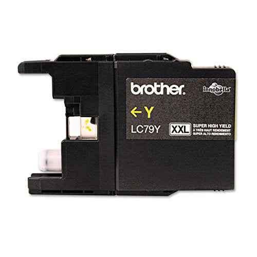Brother Printer LC79Y Super High Yield (XXL) Yellow Cartridge Ink - Retail Packaging