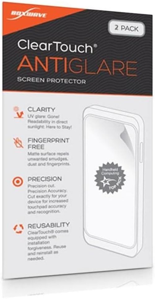 BoxWave Screen Protector for SkyCaddie SX400 - ClearTouch Anti-Glare & Anti-Fingerprint Matte Film (2-Pack)