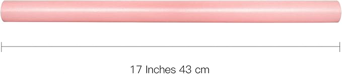 RUSPEPA Pink Gift Wrapping Paper - Solid Color Pearly Shiny Silk Paper for Mother's Day, Valentine's Day, Wedding, Birthday, Baby Shower Girls, Bridal Shower, Anniversary, Easter - 17 Inch X 32.8 Feet