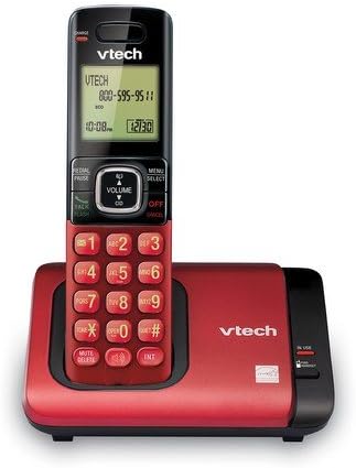 VTech CS6719-16 DECT 6.0 Cordless Phone - Caller ID & Call Waiting, Red Handset