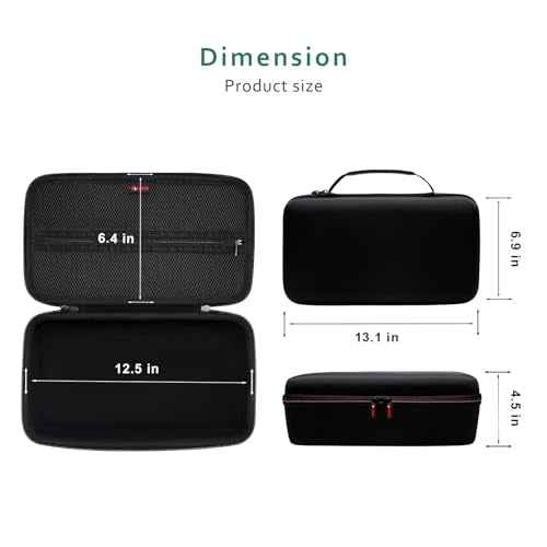 XANAD Hard Case for Fujitsu ScanSnap iX1300 or Doxie Pro DX400 Scanner USB Double-Sided Color Document-Scanner Carrying Storage Bag