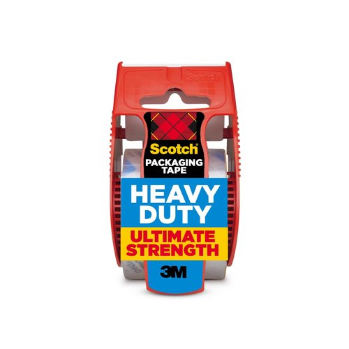 Scotch Heavy Duty Shipping Tape - Clear Packing Tape with Dispenser | 1.88 in. x 27.7 yd.