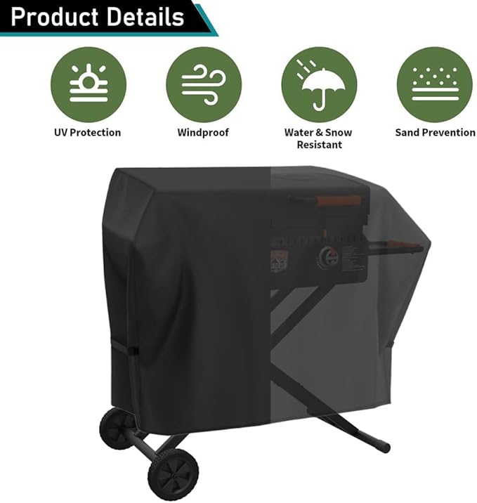 ZJYWSCH Griddle Cover for Blackstone 17" On The Go Tailgater Grill Griddle Combo 1550, Heavy Duty Waterproof for Blackstone 3 in 1 Tailgater On The Go Combo