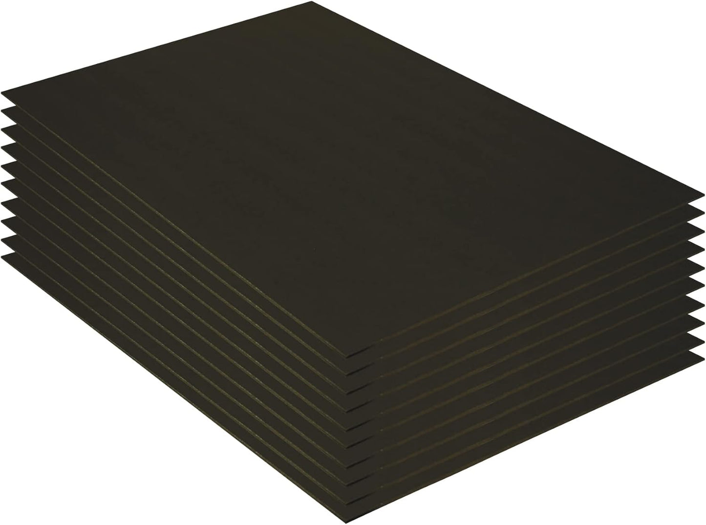 UCreate Foam Board - Black-On-Black, 20" x 30" | Pack of 10 Durable Sheets