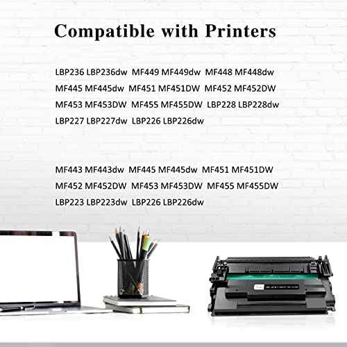 057H ( 057 ) Compatible Toner Cartridge High Capacity 10000 Pages for Canon LBP236dw MF445dw LBP226dw MF455dw MF449dw MF448dw MF443dw LBP228dw LBP227dw LBP223dw MF451dw MF452dw Printer